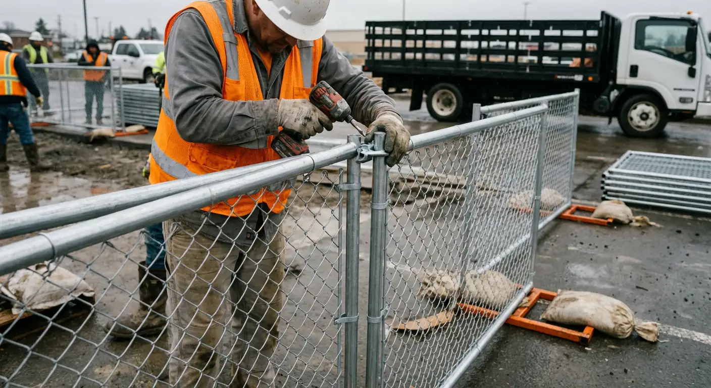 Physical security fencing for site investigation in Dearborn Heights, MI