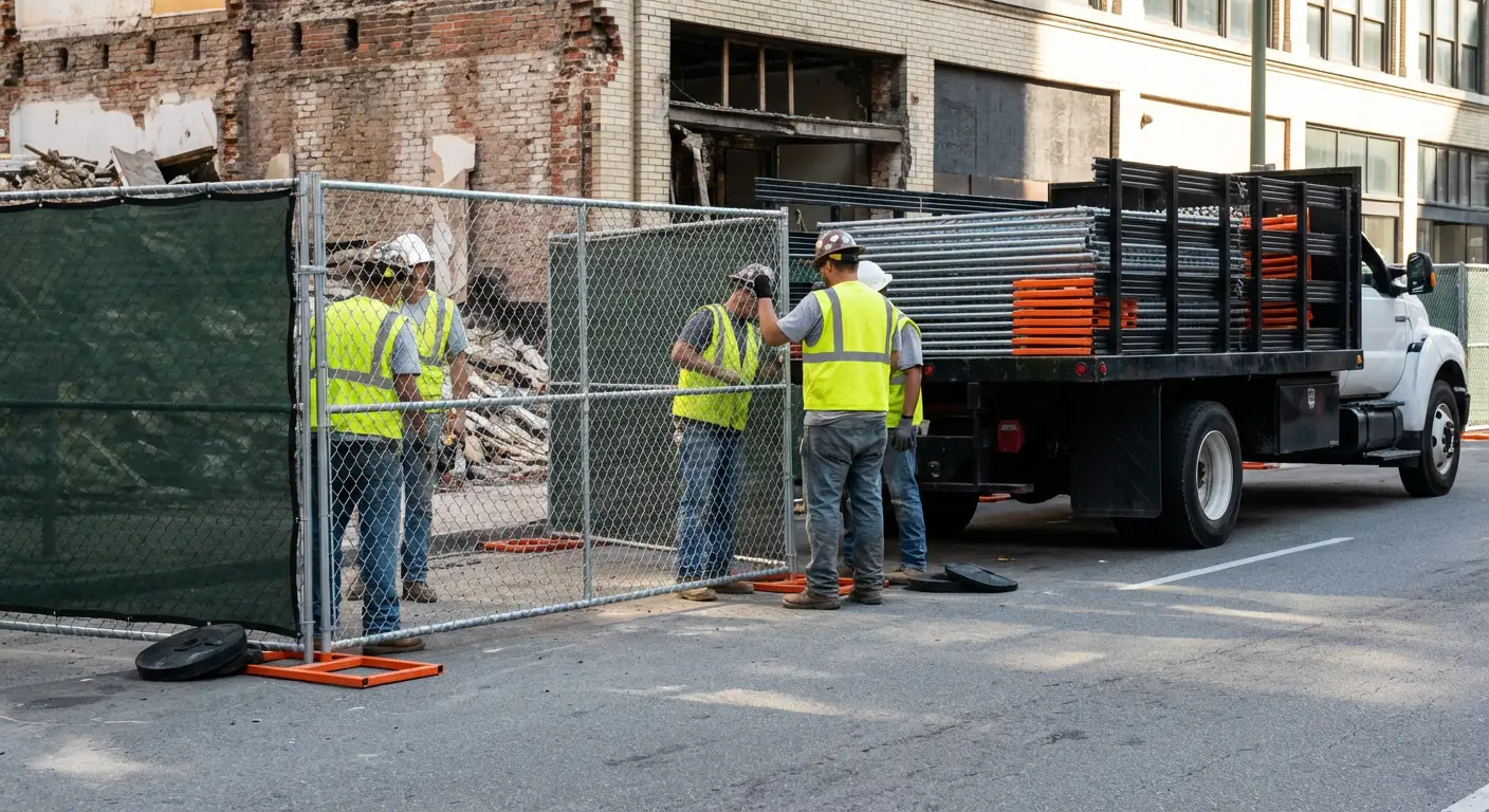 Dearborn Heights fencing logistics and security challenges