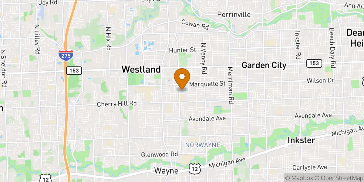  neighborhood map in Dearborn Heights, MI