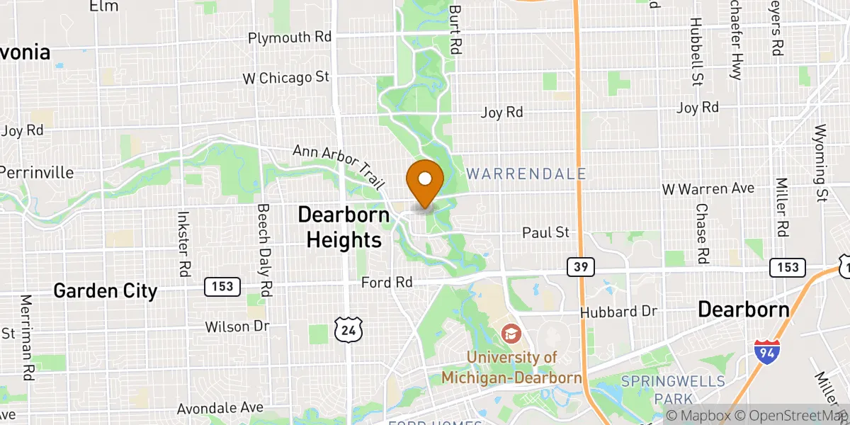  neighborhood map in Dearborn Heights, MI