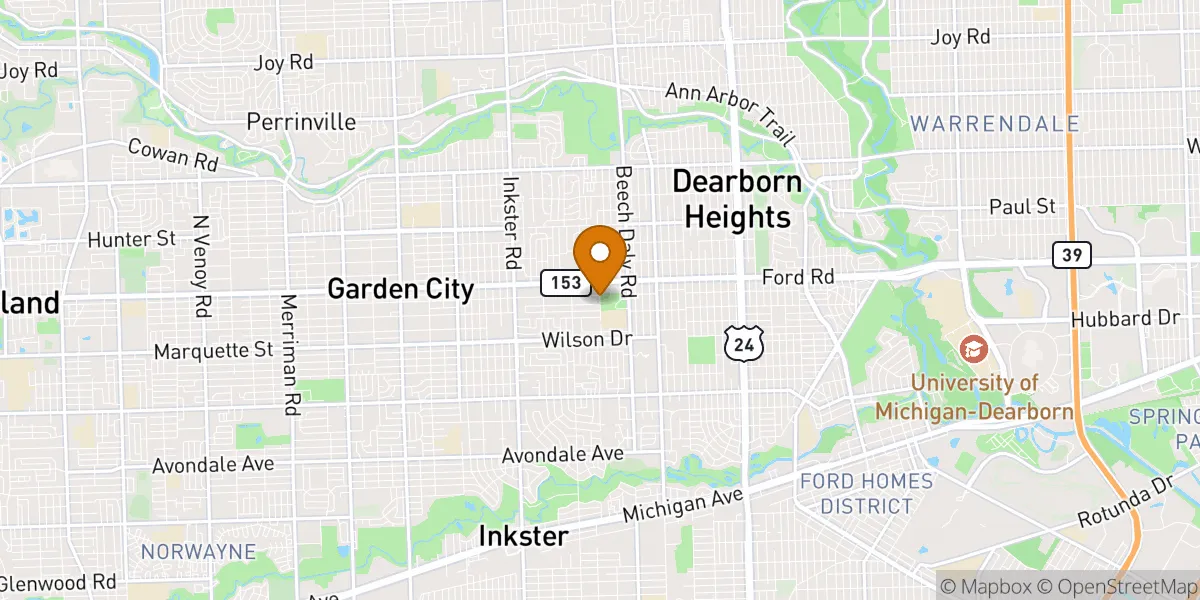  neighborhood map in Dearborn Heights, MI