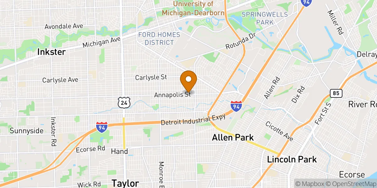  neighborhood map in Dearborn Heights, MI